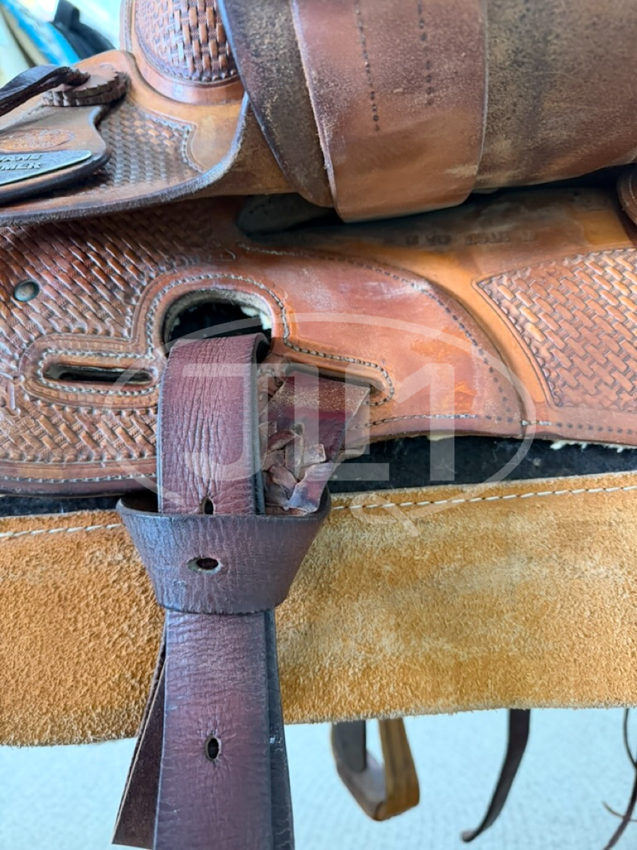 16" Bob's Custom Saddles Duane Latimer Reining Saddle    S1123