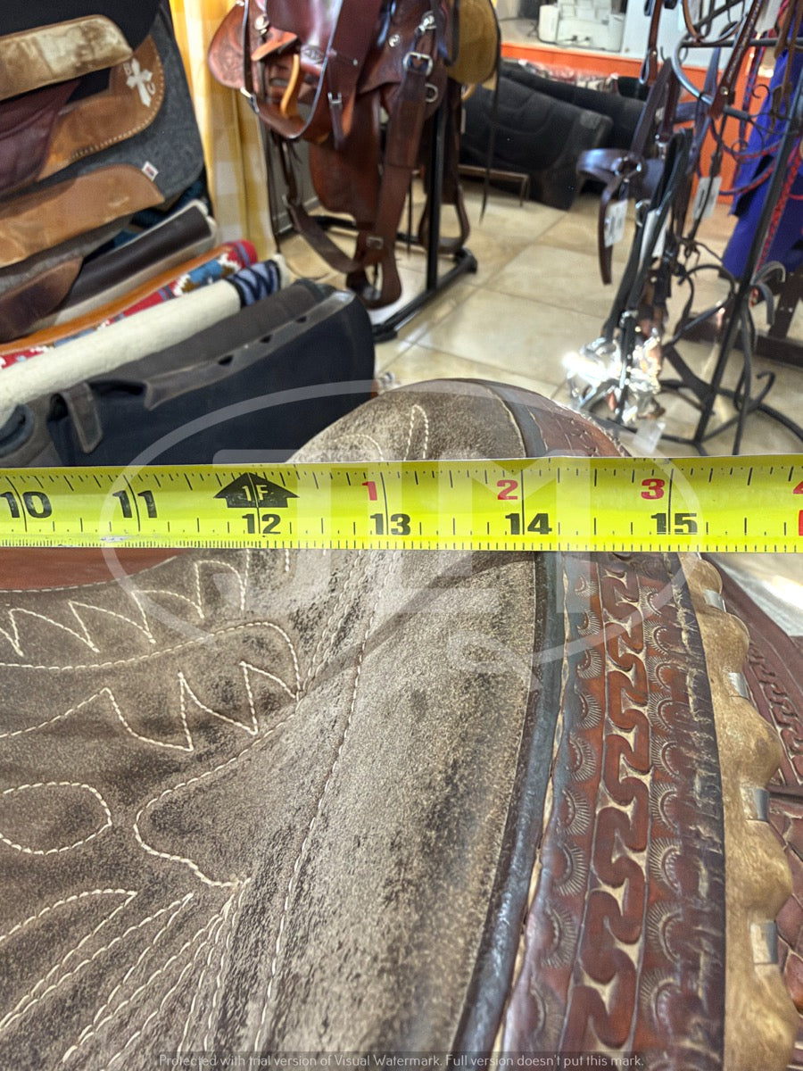 14" Corriente Team Roping Saddle      S1159