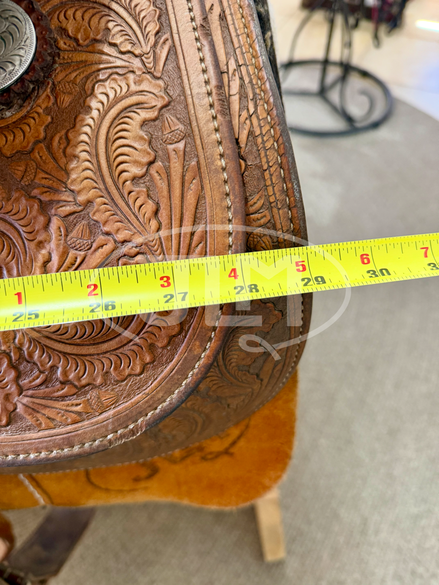 16" Bob's Custom Saddlery Reining Saddle