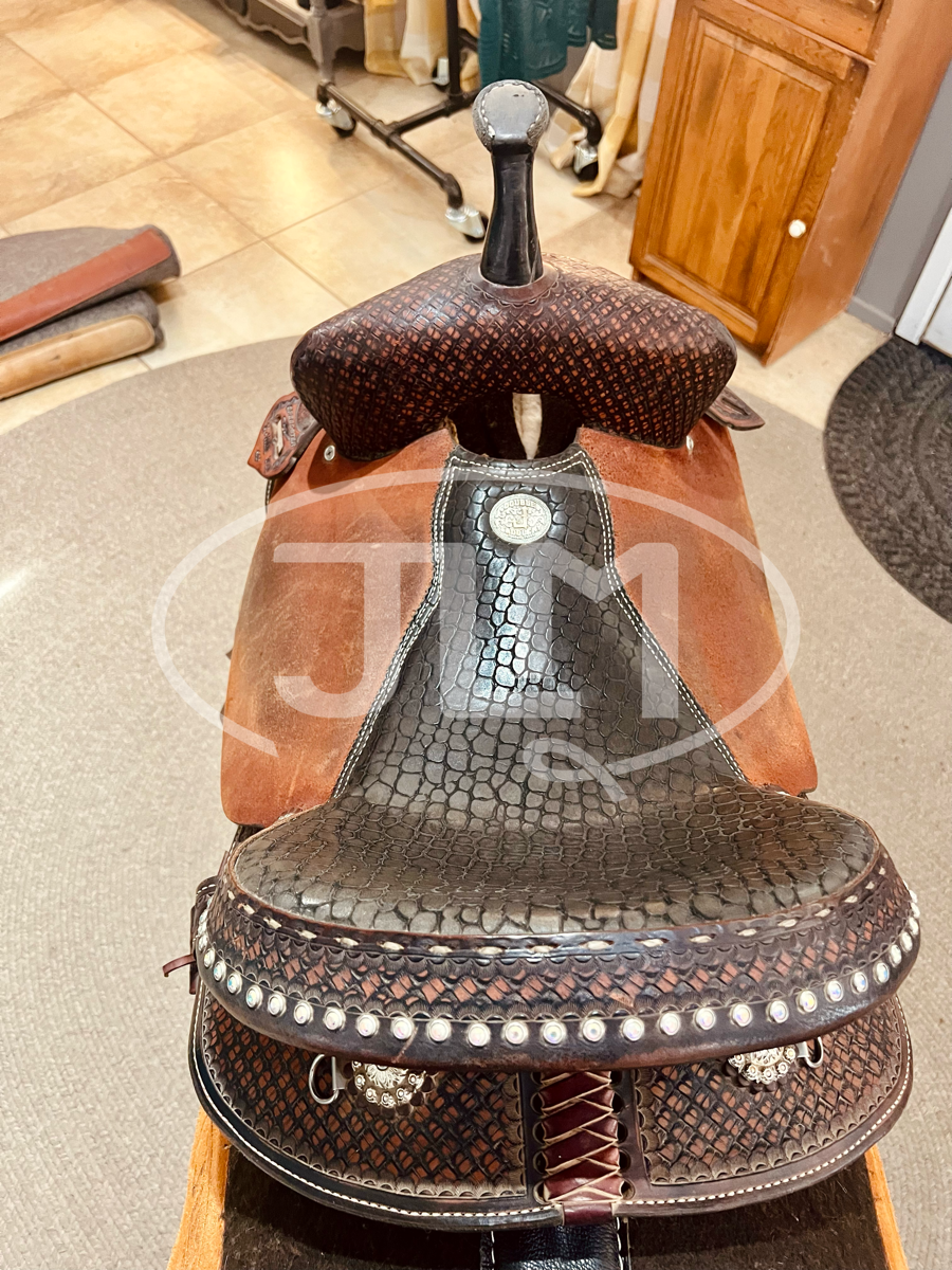 15" Extra Wide Double J Saddlery Speedster Barrel Saddle