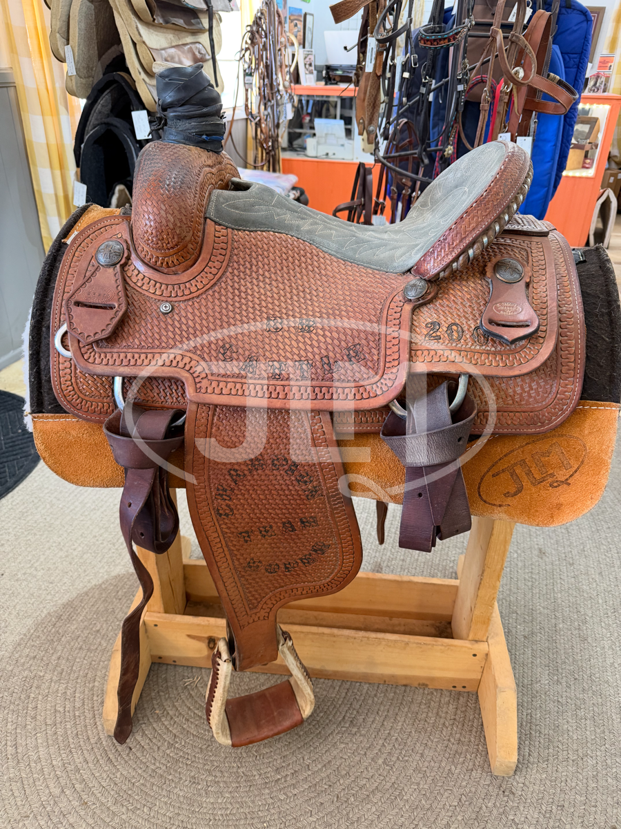14.5" Corriente Team Roping Saddle    S1121