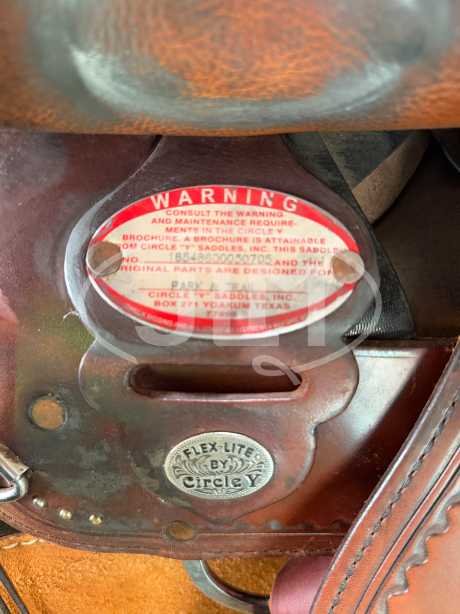 15.5" Circle Y Park and Trail Saddle