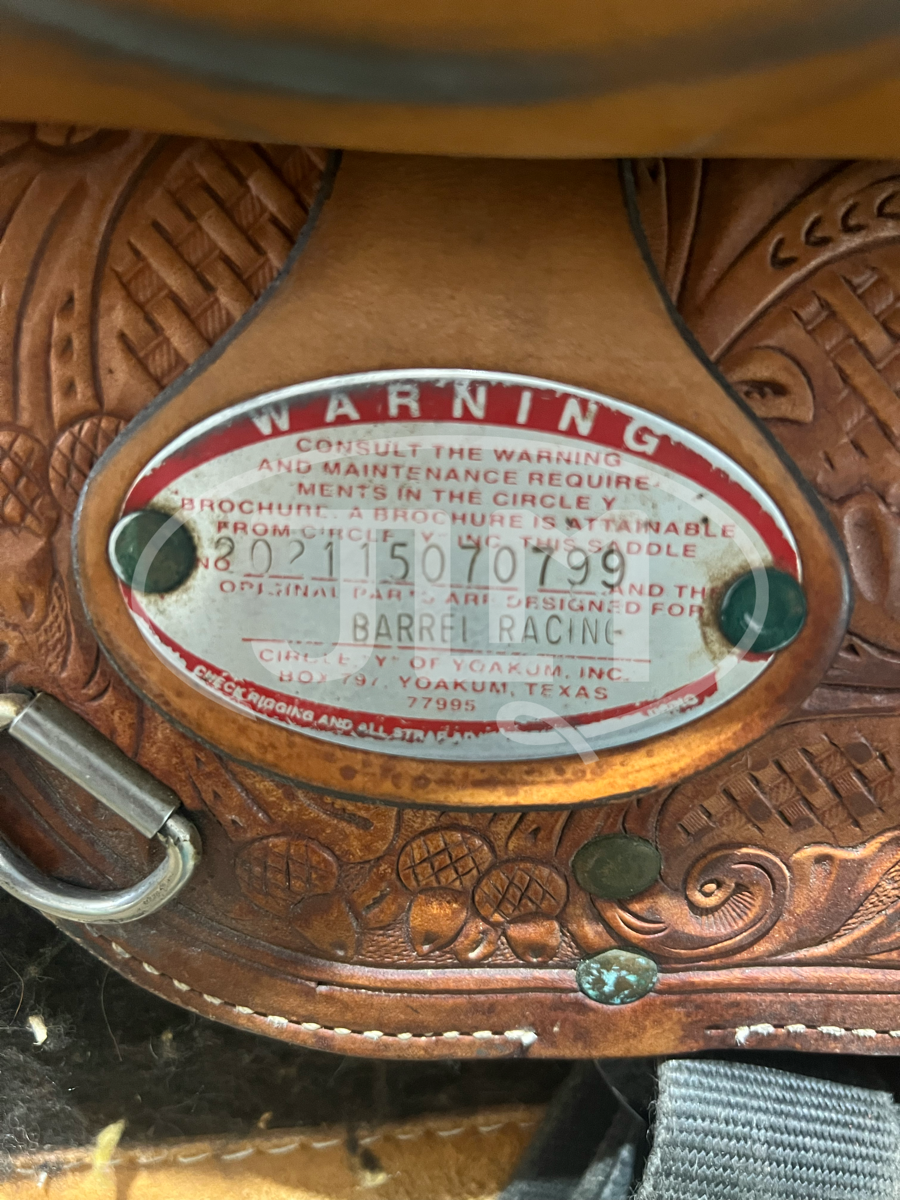 14.5" Circle Y Barrel Saddle