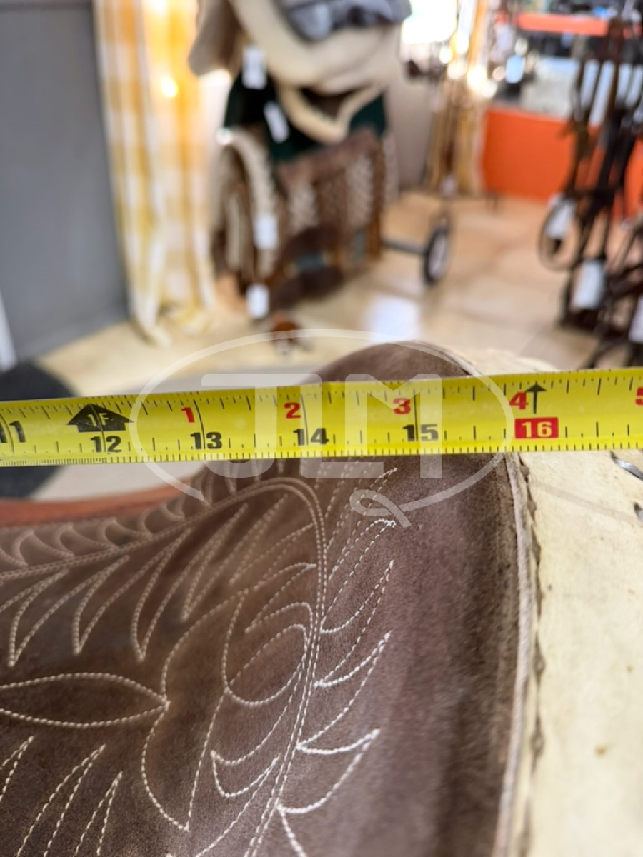 15" Genuine Billy Cook Maker Team Roping Saddle