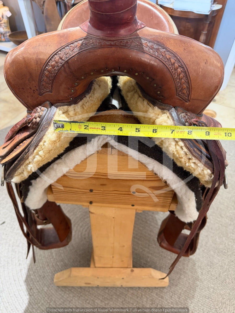 14.5" Ranch Roper Saddle by Tom's Saddle Shop Pinedale WY     S1131