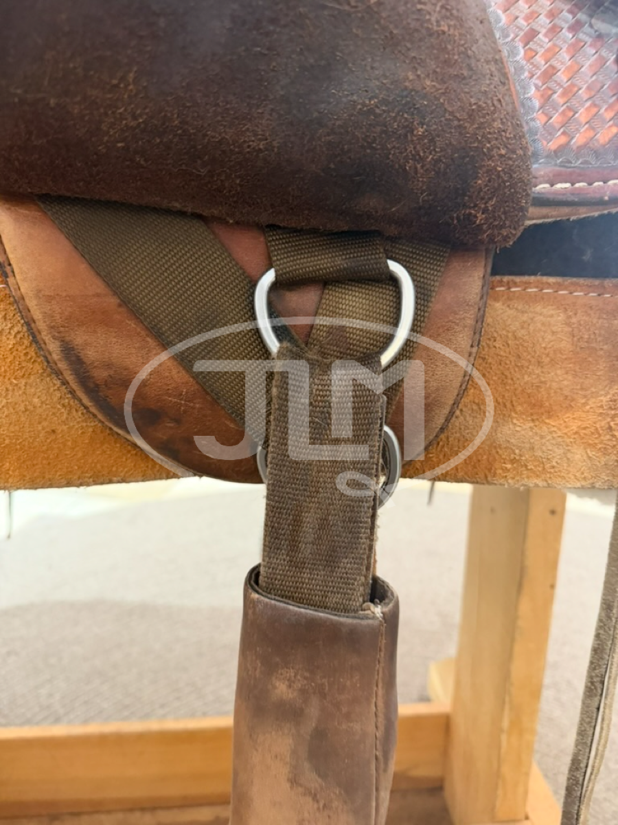 14.5" Bob Marshall Sports Saddle Treeless Barrel Saddle