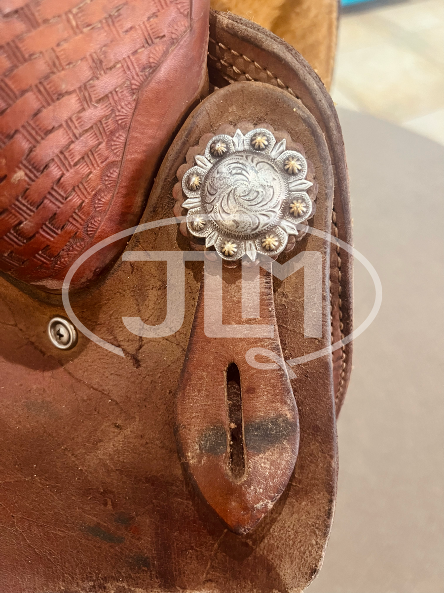 15" Twister Saddle Shop Team Roping Saddle