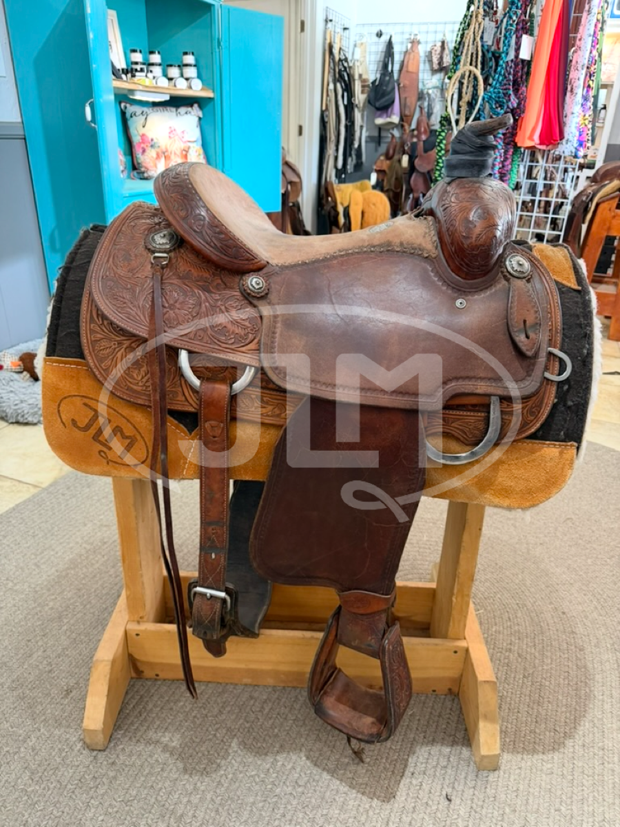 14" Martin Saddlery 01 Roper Team Roping Saddle     S1124