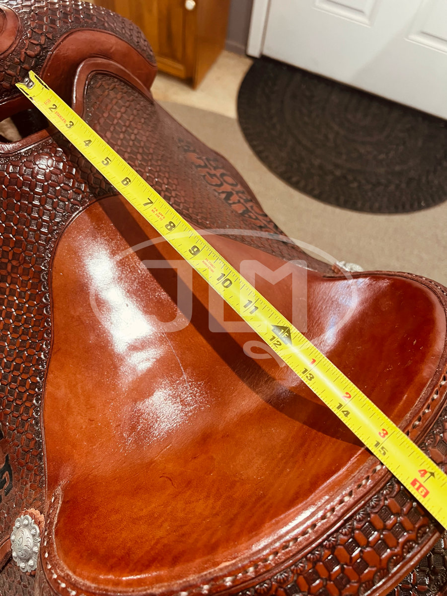 15" Running P Team Roping Saddle