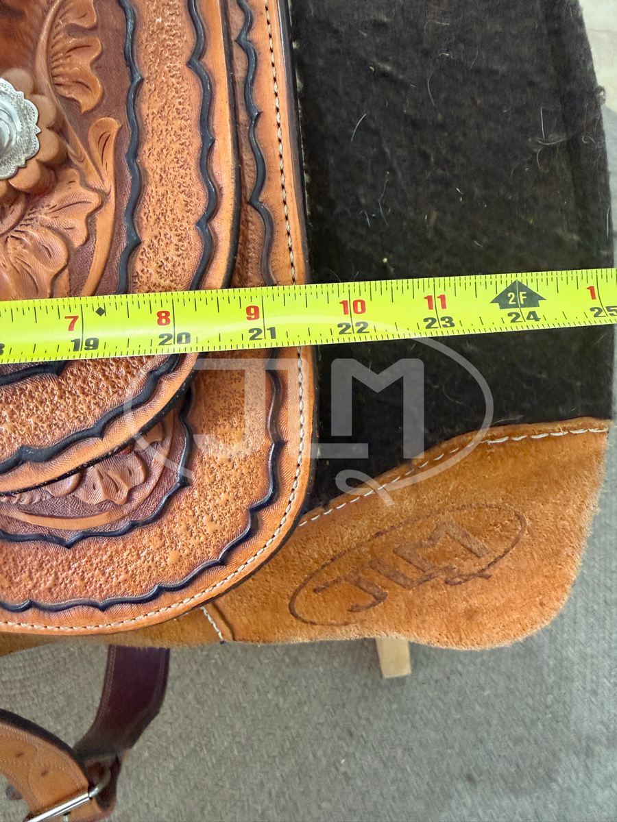 11.5" Wayne Clawson Custon Youth Kids Team Roping Saddle     S1116