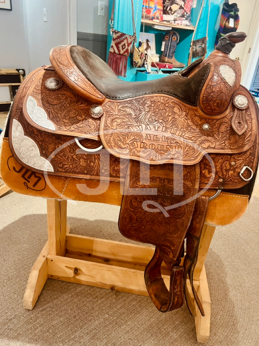 15.5" Bob's Custom Reining Saddle