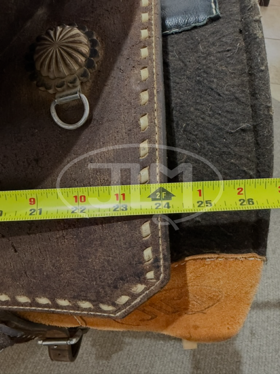15" Wide Double J Pozzi Pro Flex Barrel Saddle     S1128