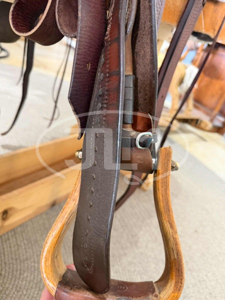 16" Bob's Custom Saddles Duane Latimer Reining Saddle    S1123