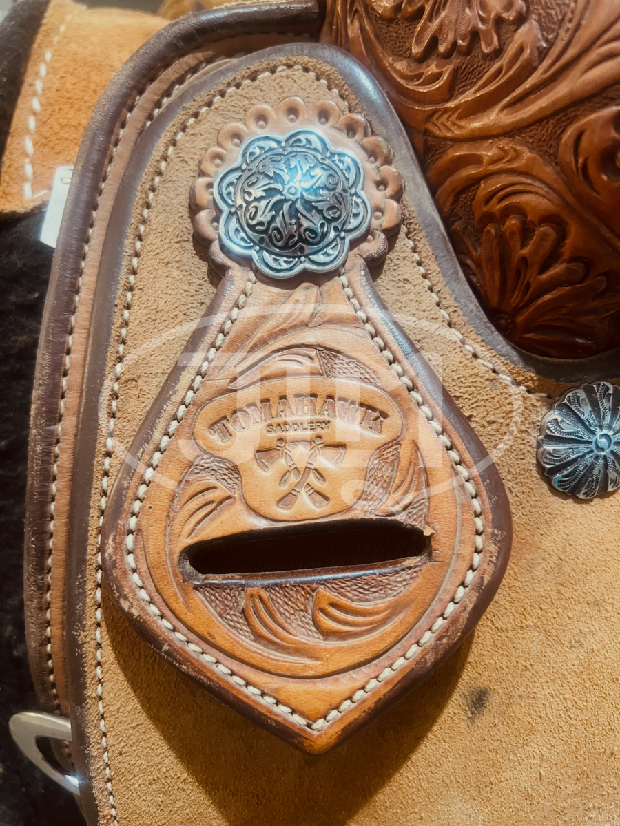 14" Tomahawk Saddlery Team Roping Saddle