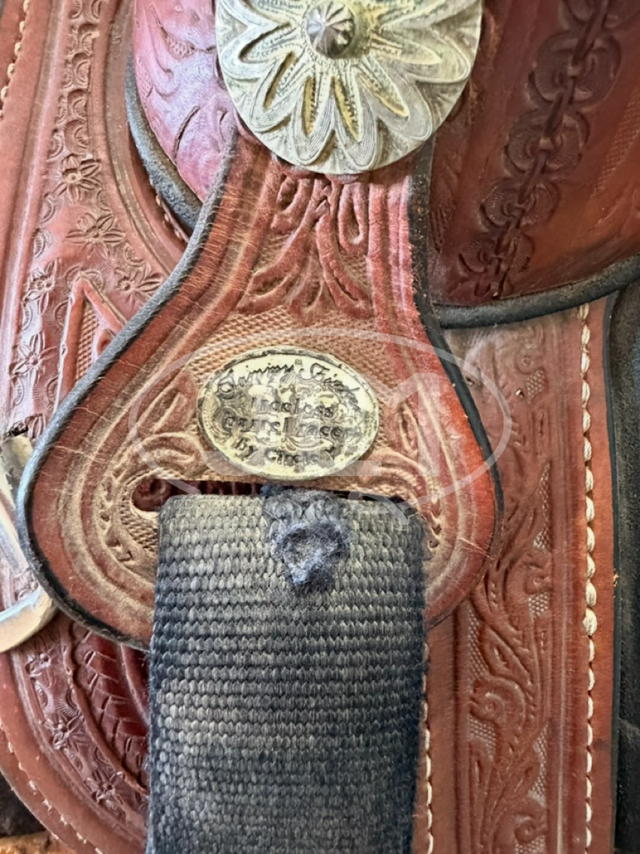 16" Circle Y Tammy Fischer Treeless Barrel Saddle