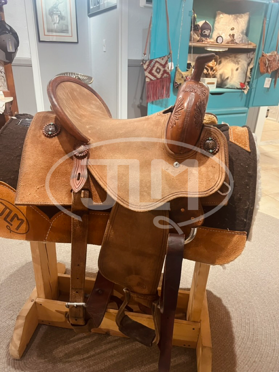 14" Dusty Barrett Barrel Saddle