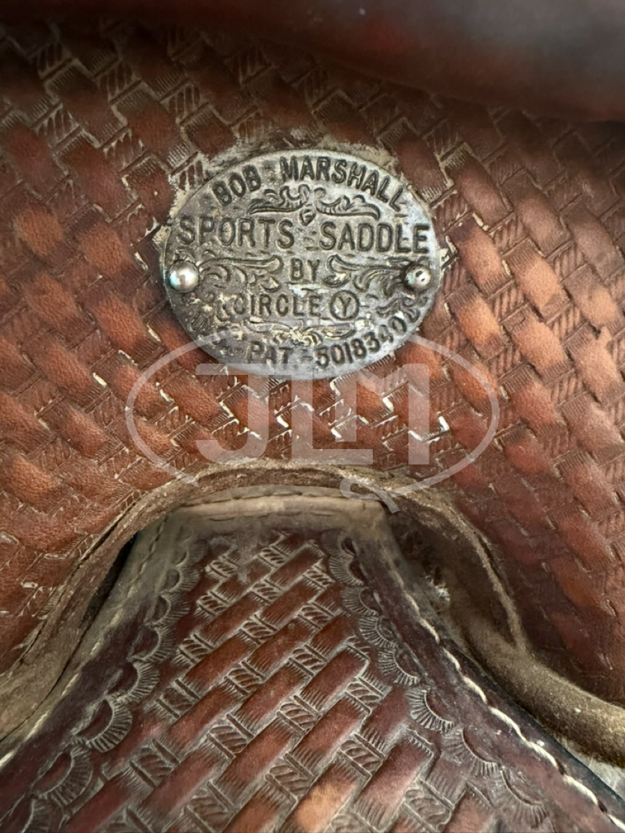 14" Bob Marshall Sports Saddle by Circle Y Treeless Barrel Saddle