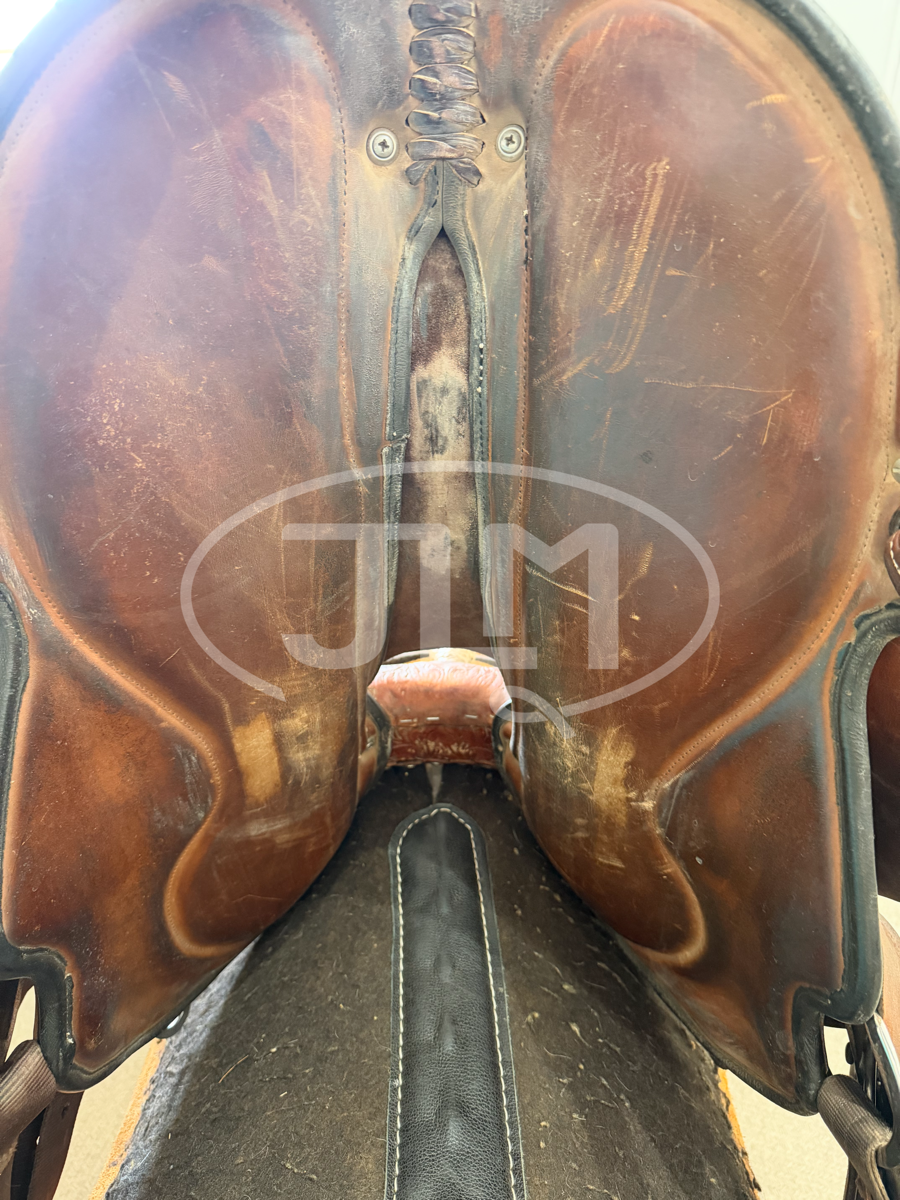 15" Circle Y Kelly Kaminski Shooting Star Barrel Saddle