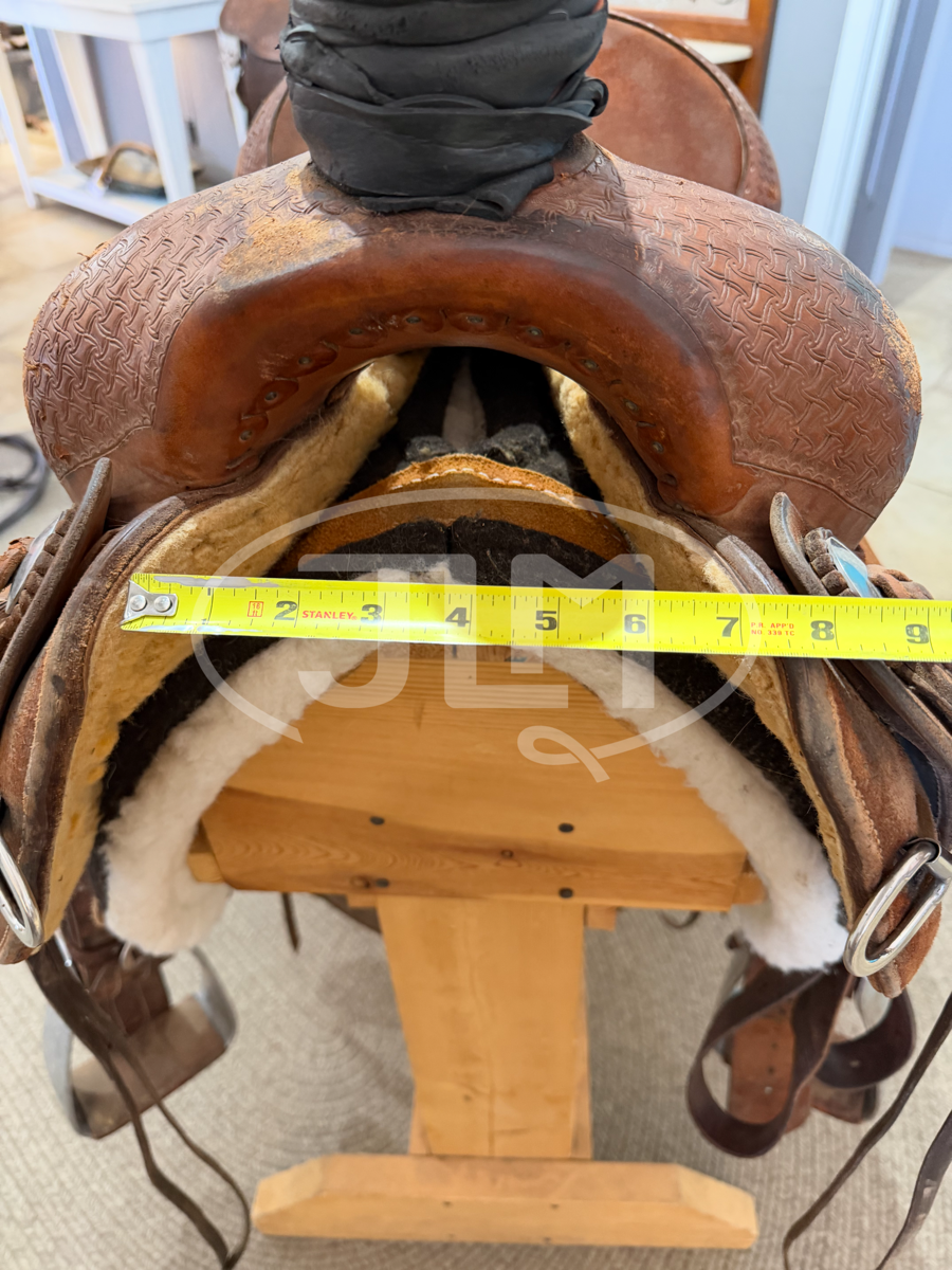 15.5" Cactus Will James Rancher Rope Saddle  SAD1114