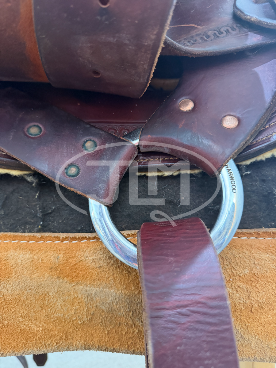 15.5" High Country Cowboy Company Dave Hulbert Custom Ranch Roper Saddle      S1112
