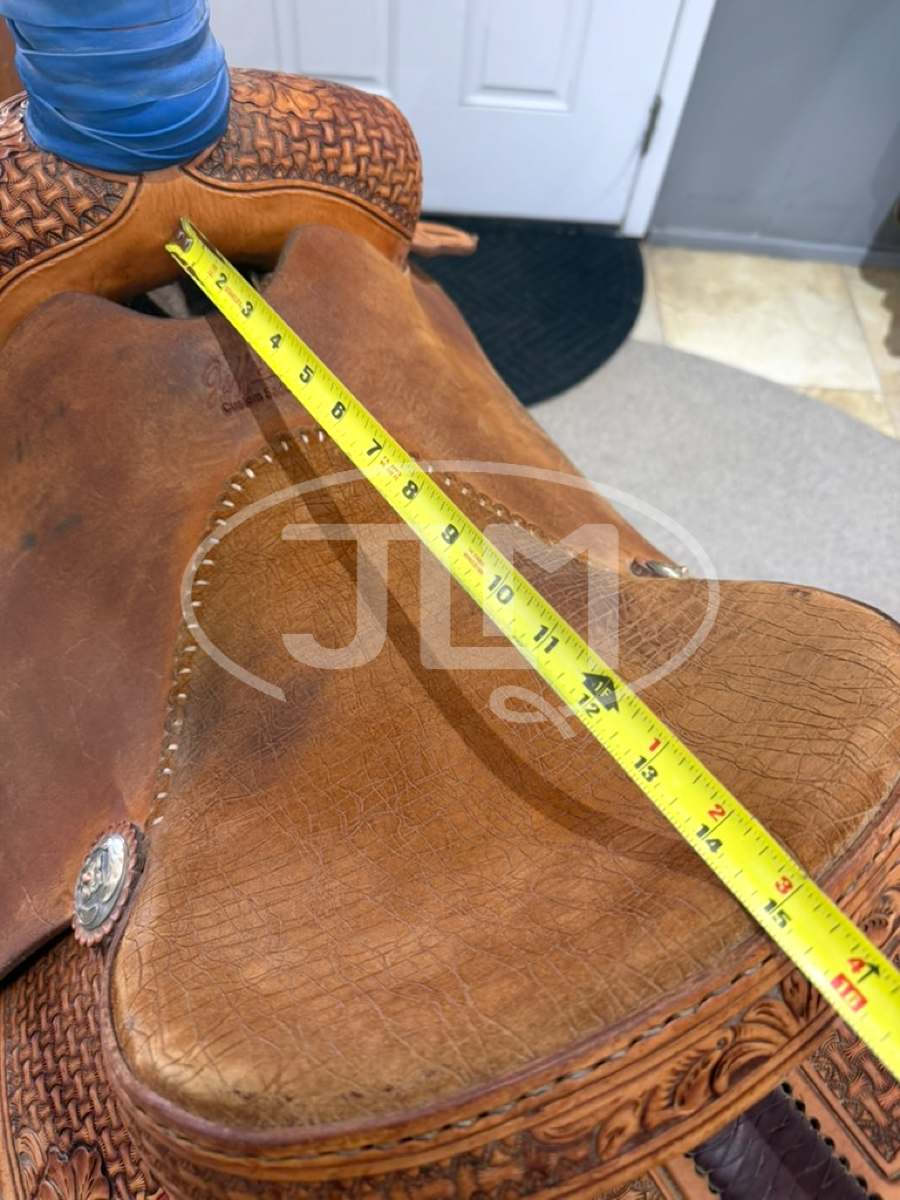 14.5" Jeff Smith Team Roping Saddle