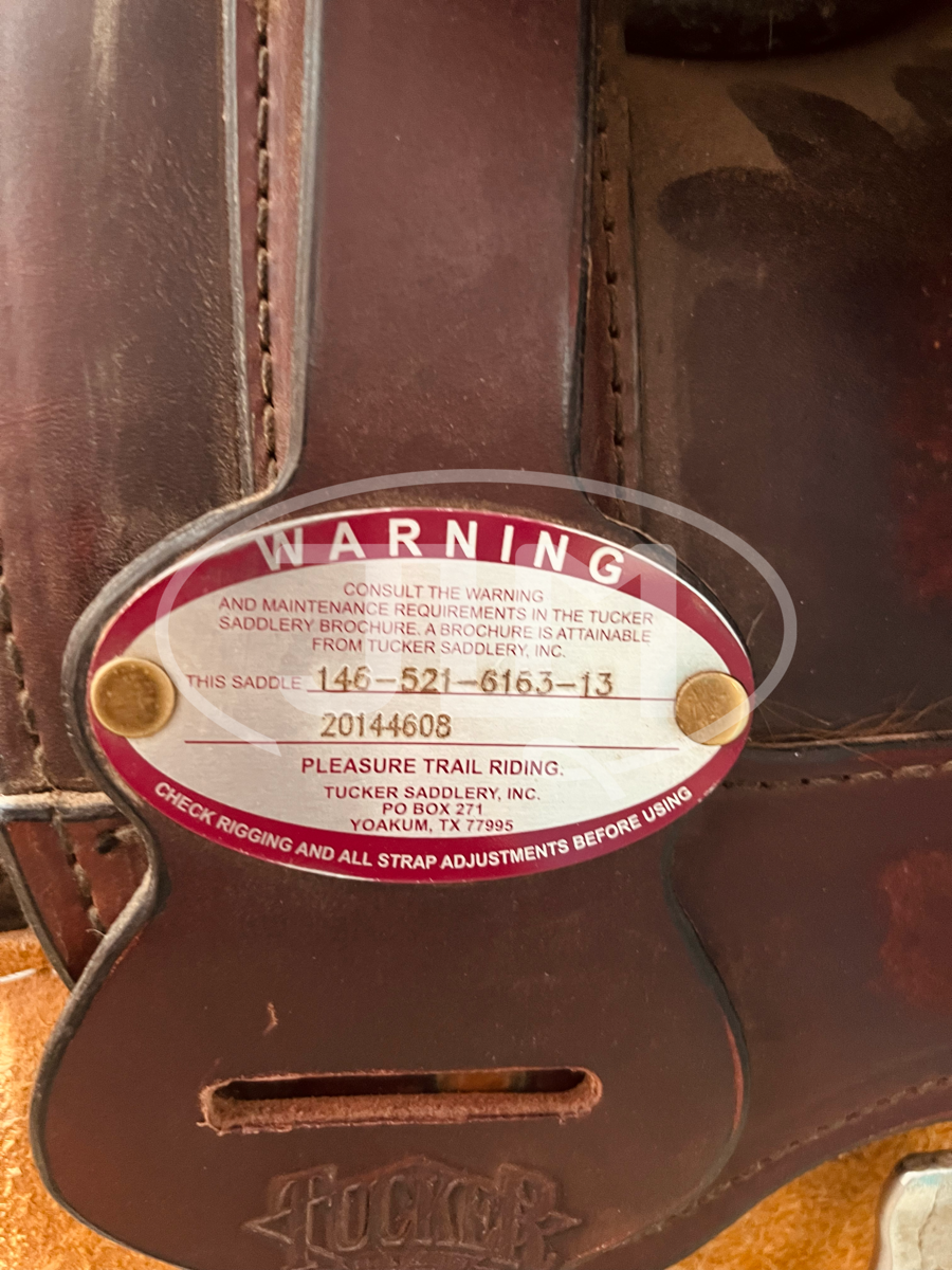 15.5" Tucker River Plantation BNT X Wide Endurance Saddle