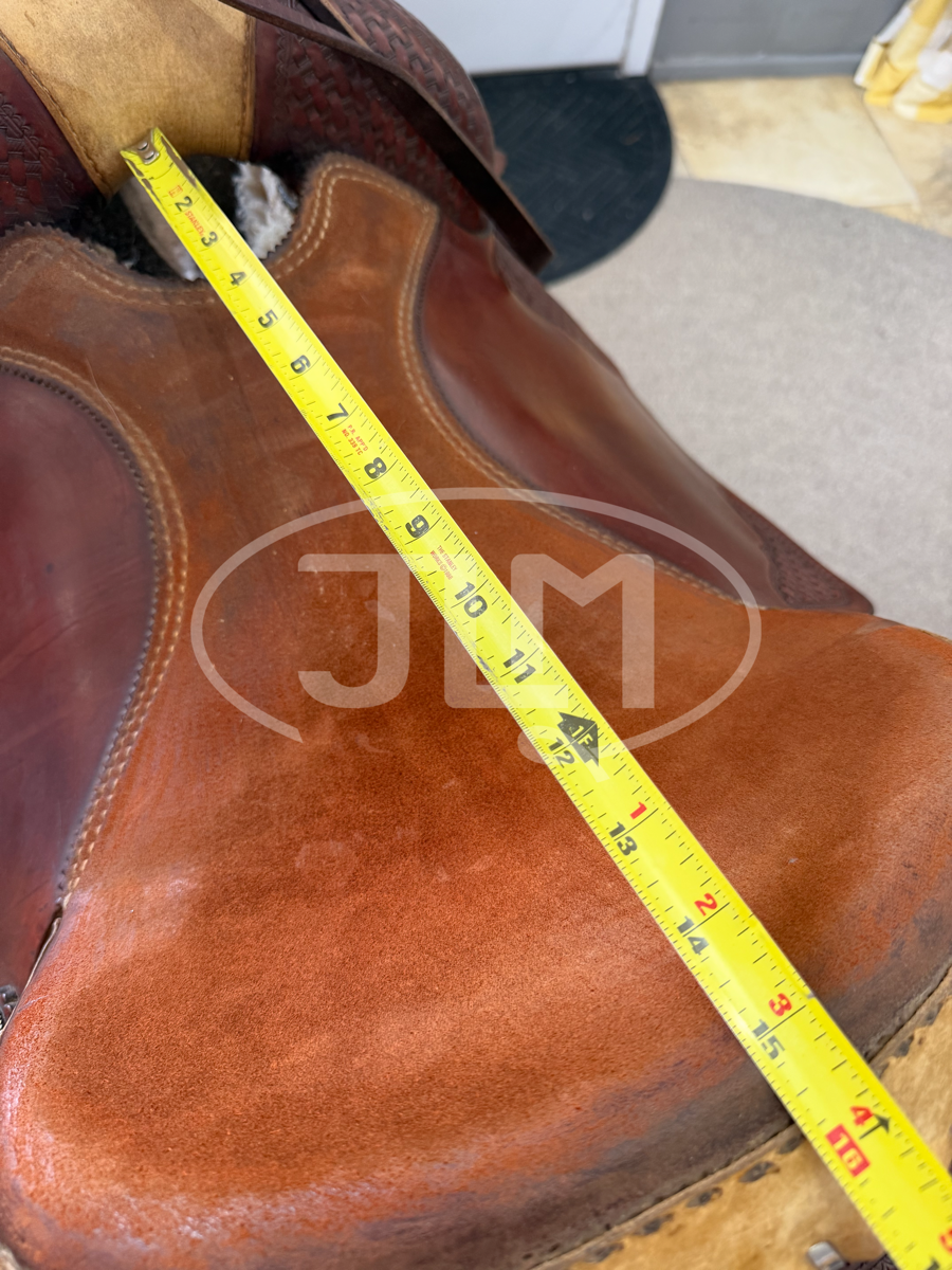 15" Crates Saddlery Team Roping Saddle      S1111