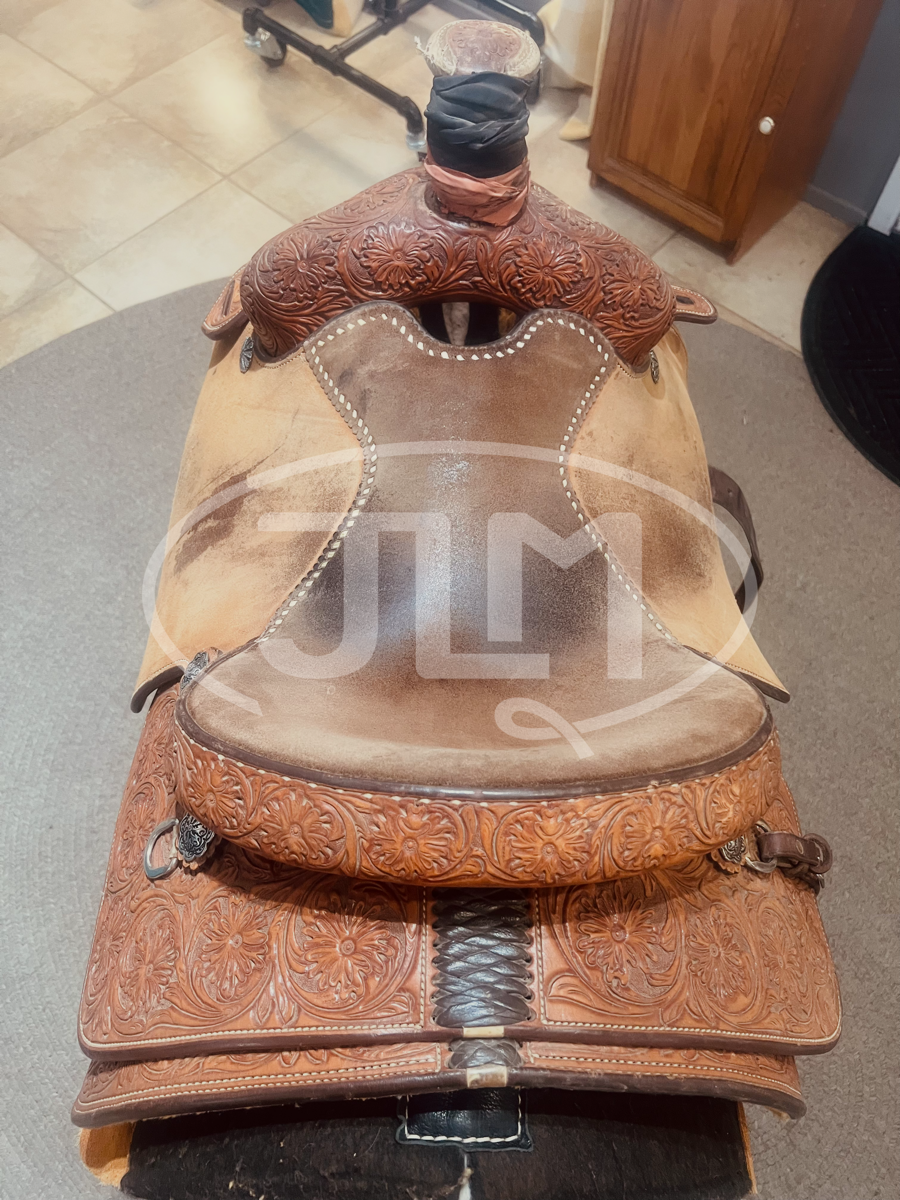14" Tomahawk Saddlery Team Roping Saddle
