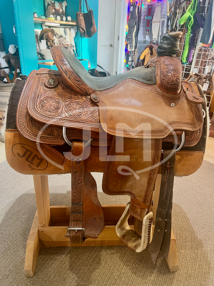 14.5" Cactus Saddlery Team Roping Saddle