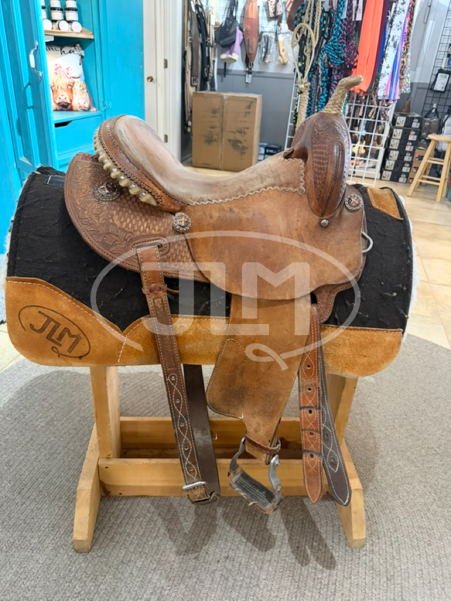 14" Merrill Barrel Saddle by Diamond M Saddlery