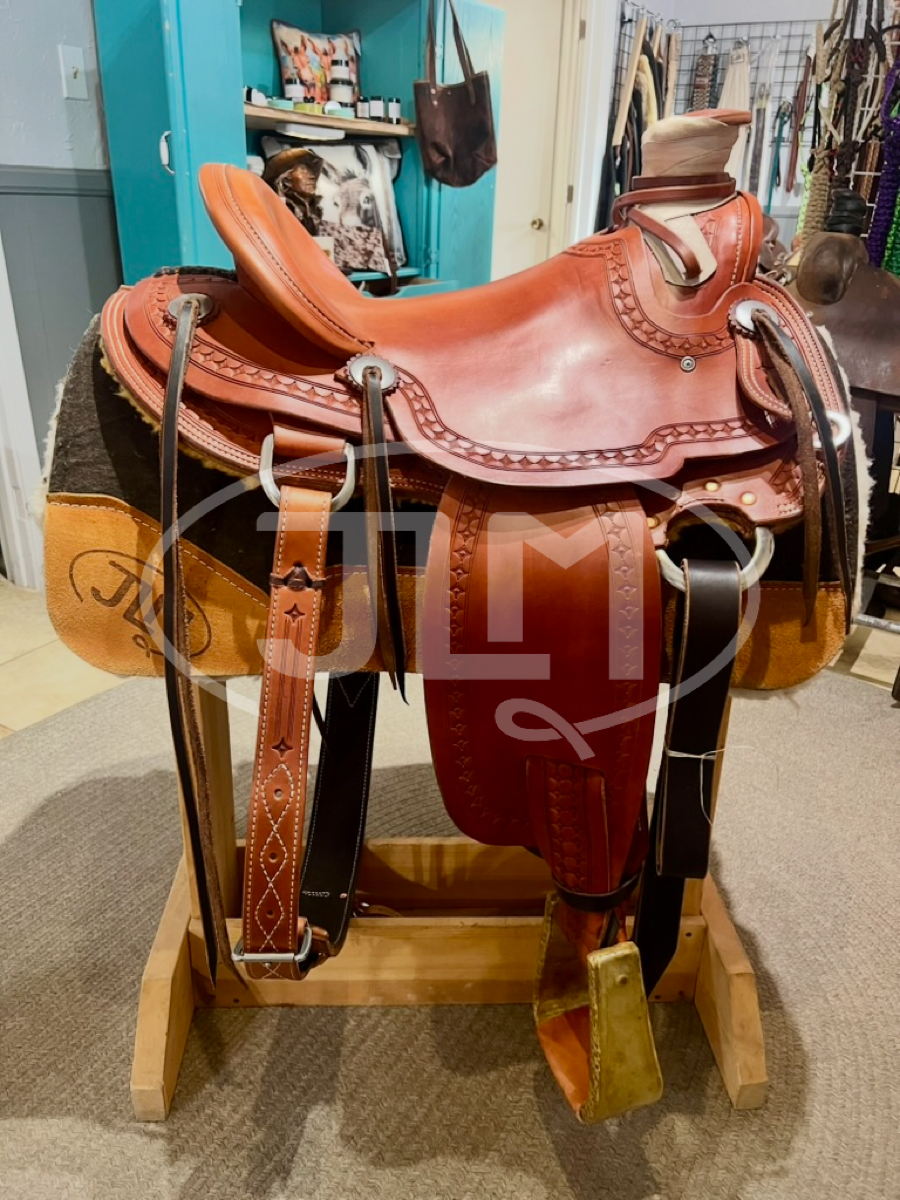 15.5" Bowman Roper Wade Ranch Saddle