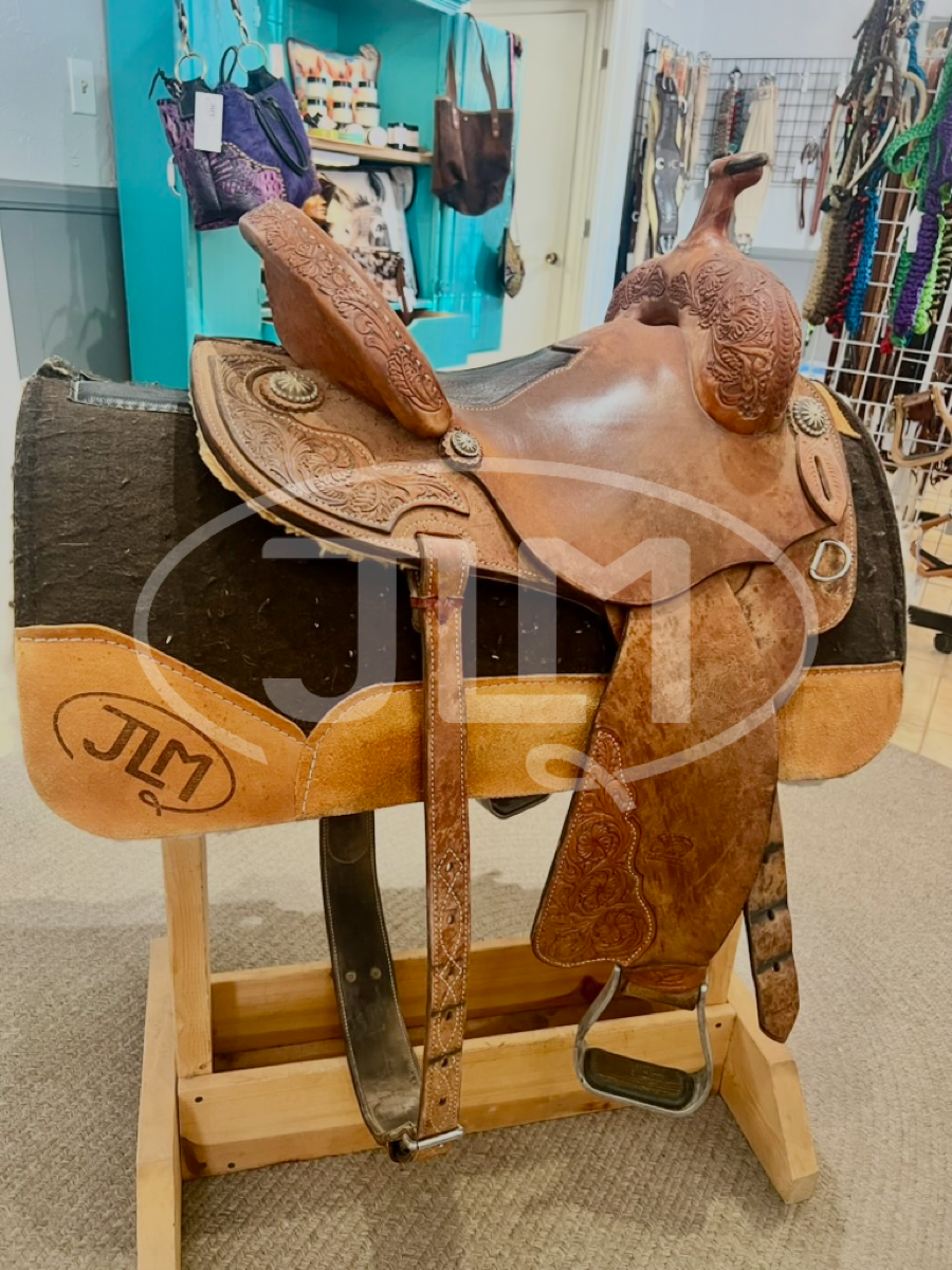 14.5" Stoney Saddlery Barrel Saddle