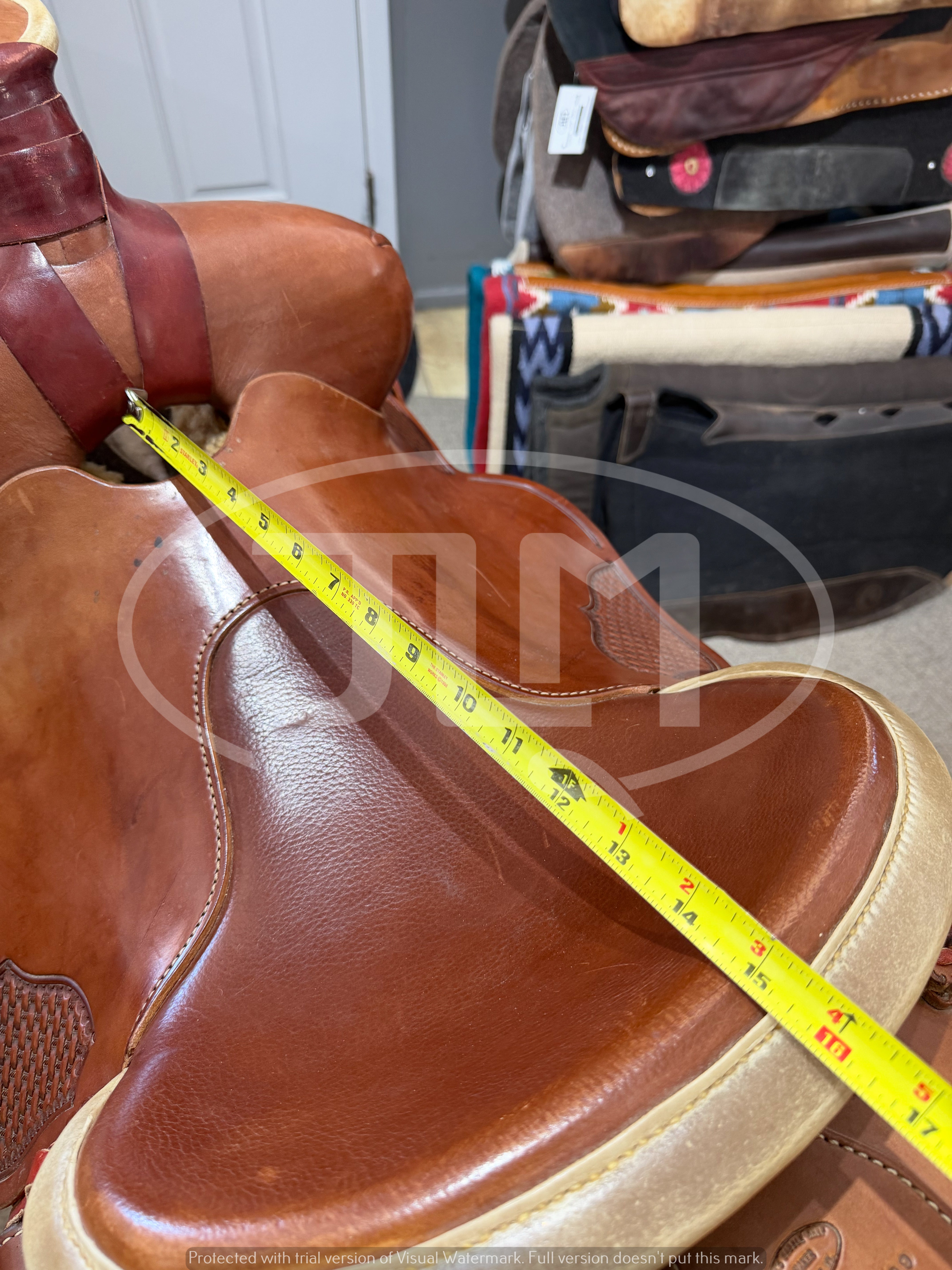 14.5" Ranch Roper Saddle by Tom's Saddle Shop Pinedale WY     S1156