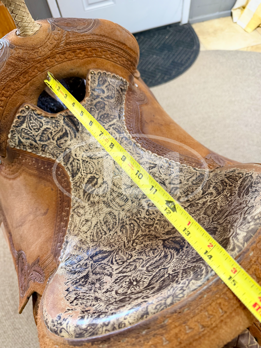 14" Circle Y Marlene McRae Flex Tree Special EFFX Barrel Saddle