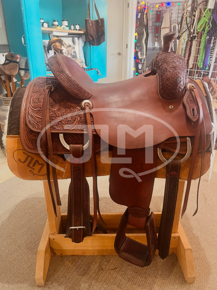 14.5" Stray Dog All Around Breakaway Rope Saddle