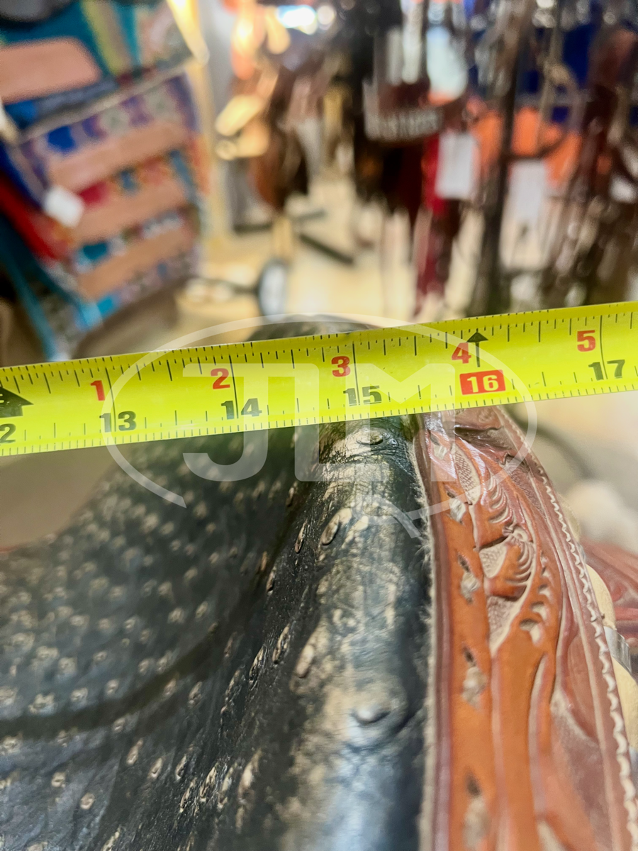 14.5" Jerry Beagley Team Roping Saddle