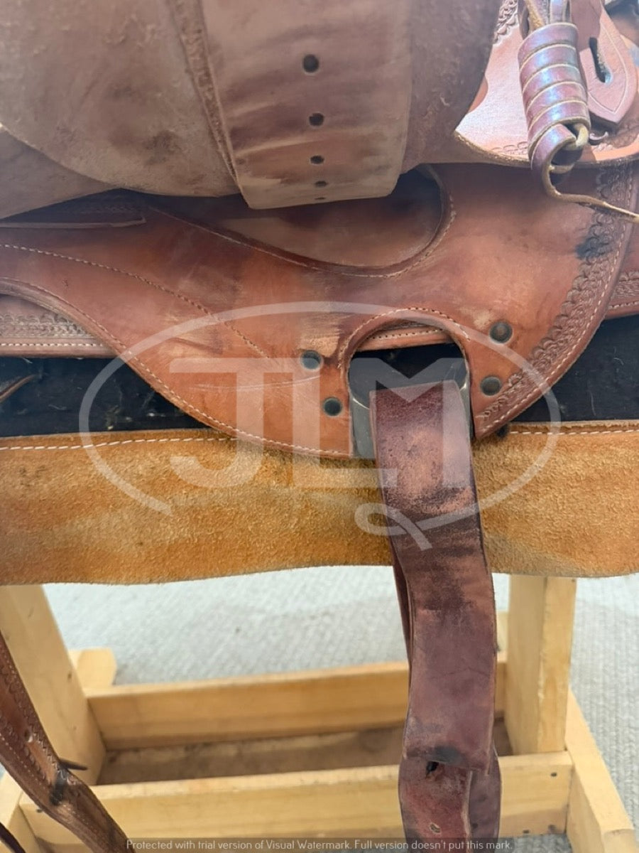 15" Allison Saddlery Ranch Saddle     S1130