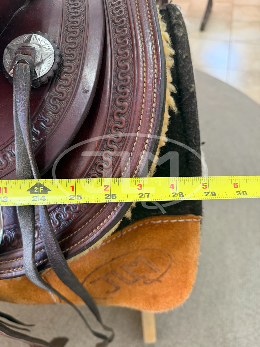 15.5" High Country Cowboy Company Dave Hulbert Custom Ranch Roper Saddle      S1112