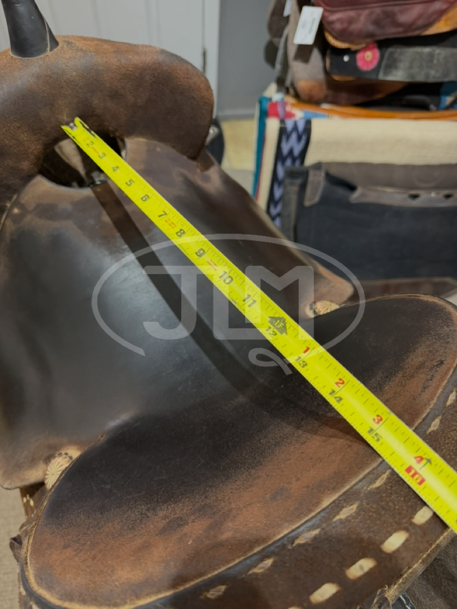 15" Wide Double J Pozzi Pro Flex Barrel Saddle     S1128