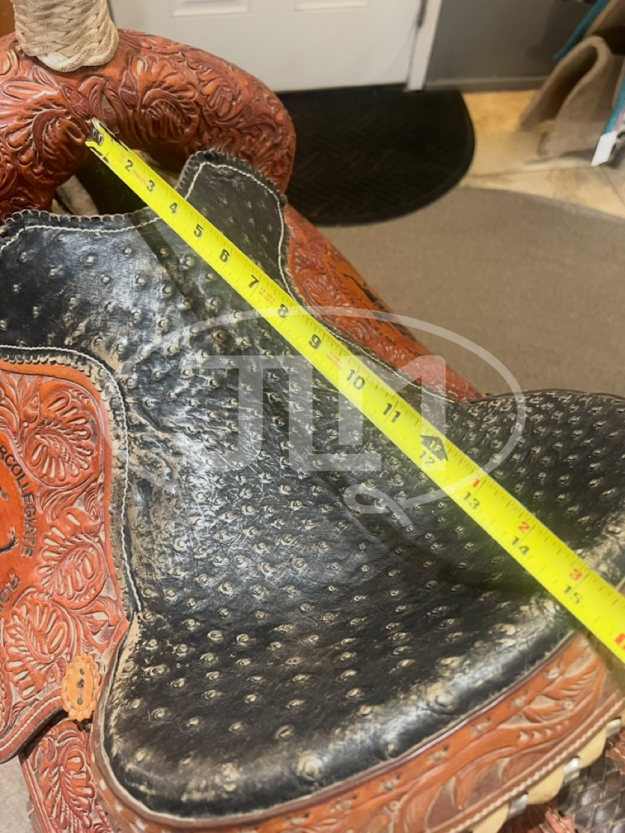 14.5" Jerry Beagley Team Roping Saddle
