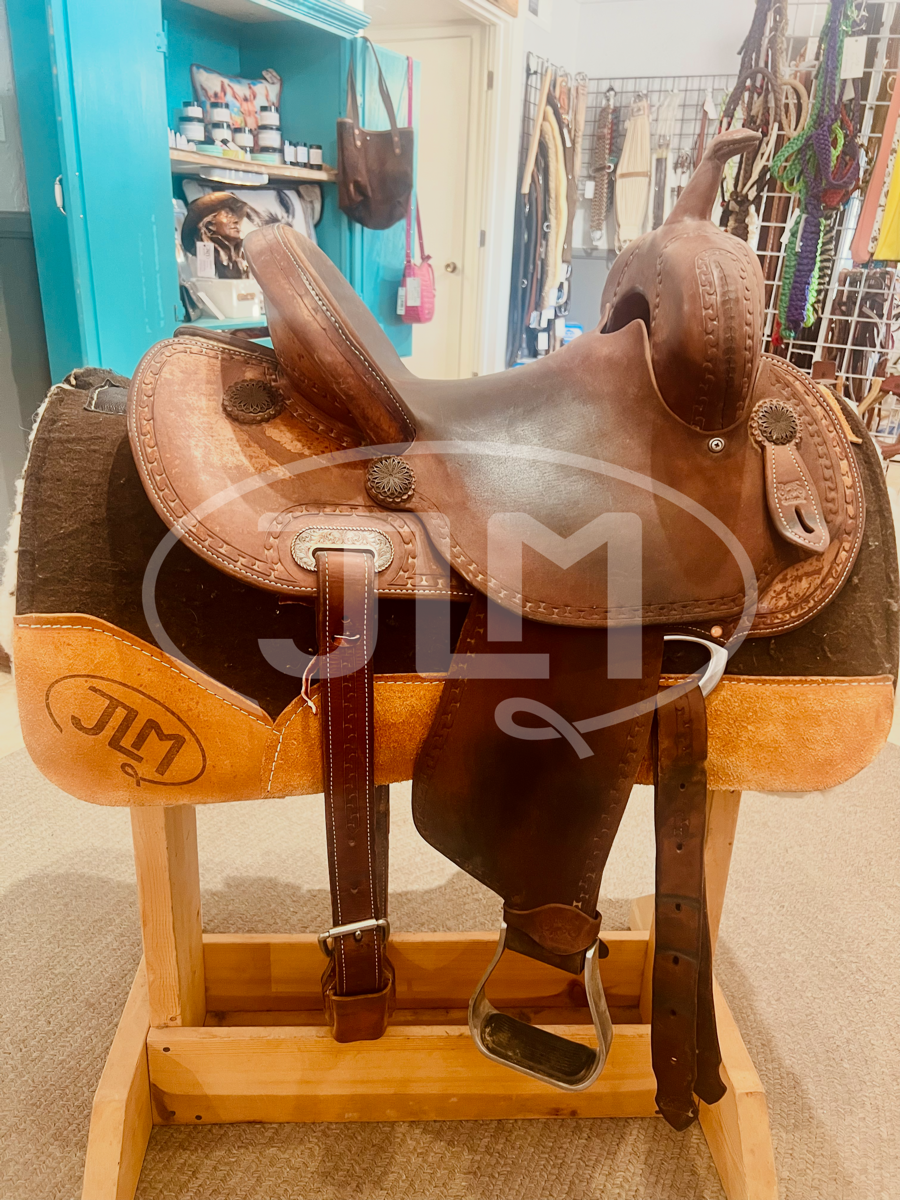 13.5" Burns Saddlery 20 MD Barrel Saddle