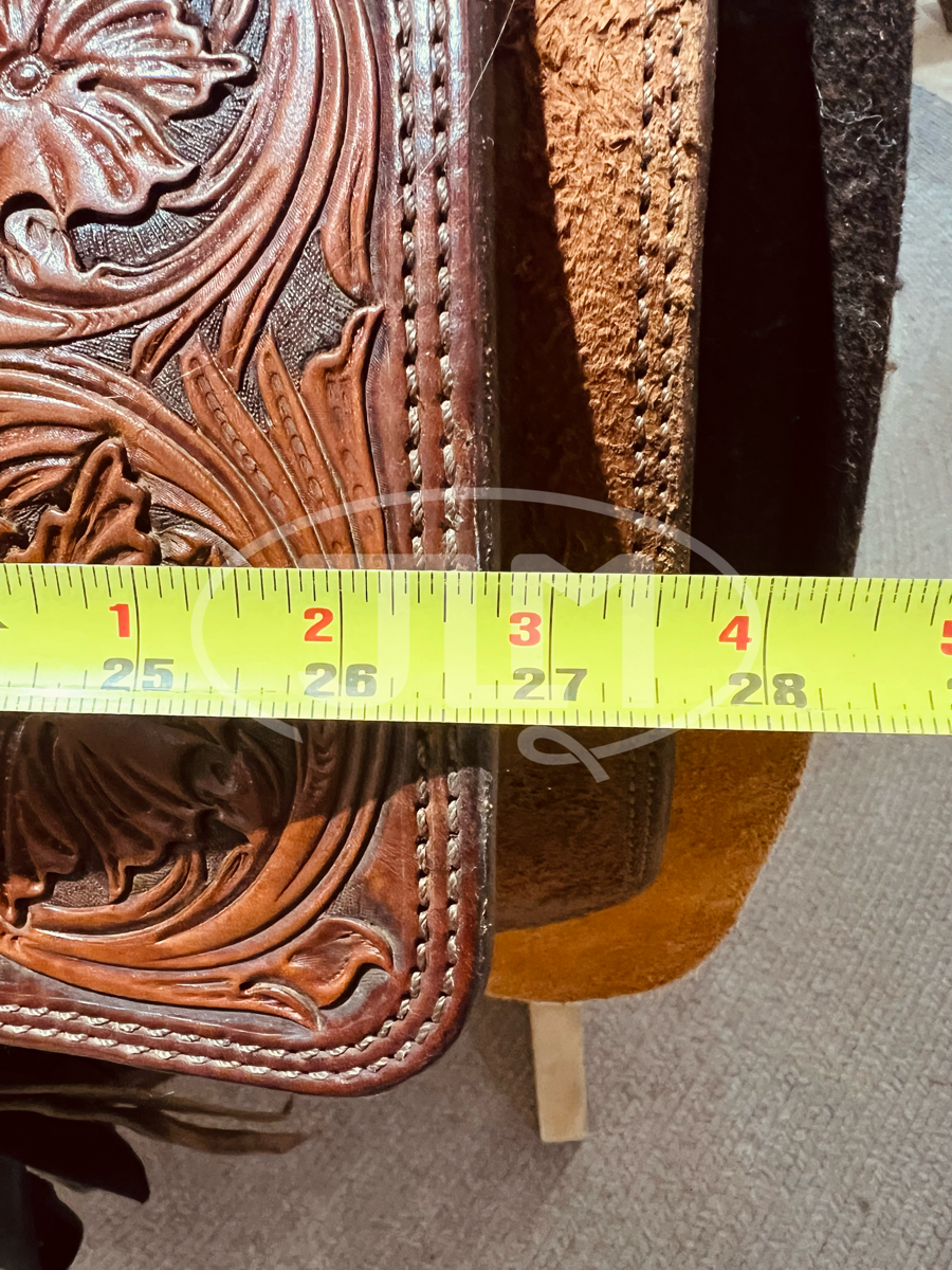 13.5" TM Leather & Saddlery Rope Saddle