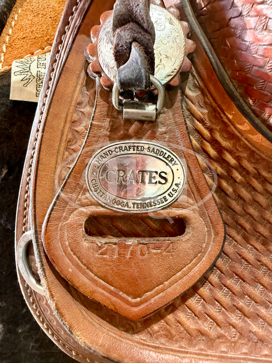 15.5" Crates Saddlery 2170-4 Classic Trail Saddle