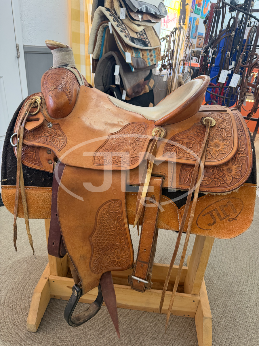 15" Tom's Saddle Shop Custom Ranch Roper Saddle