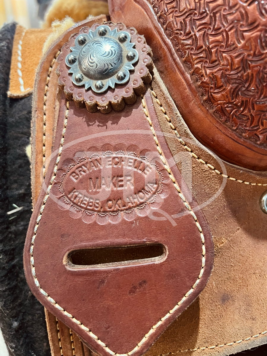 15" Bryan Echelle Custom Team Roping Saddle