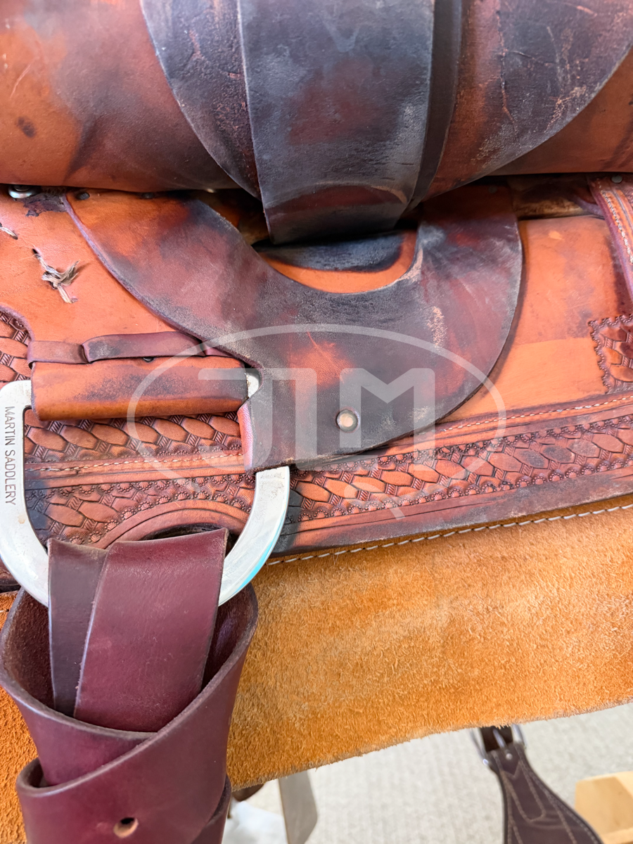 15" Martin Saddlery Team Roper Saddle    S1118