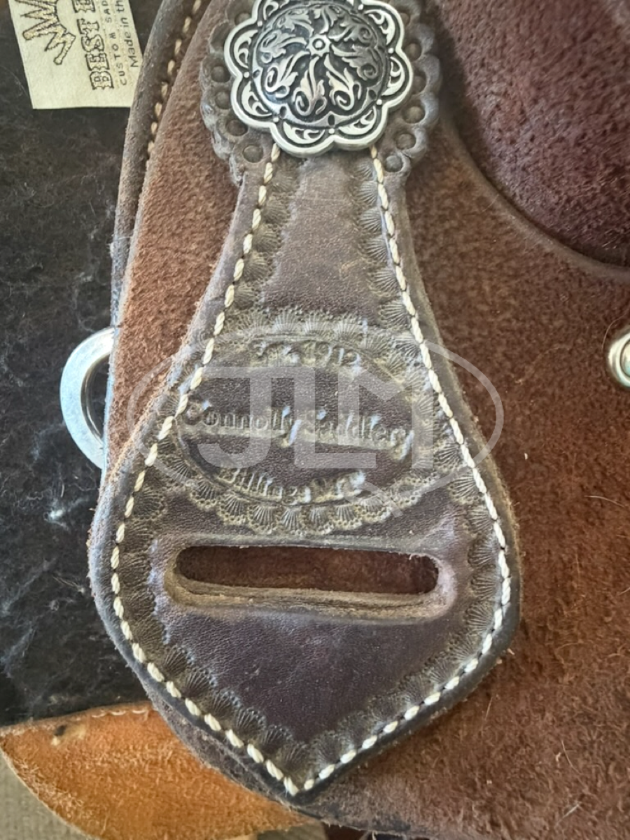13.5" Connolly Saddlery Barrel Saddle