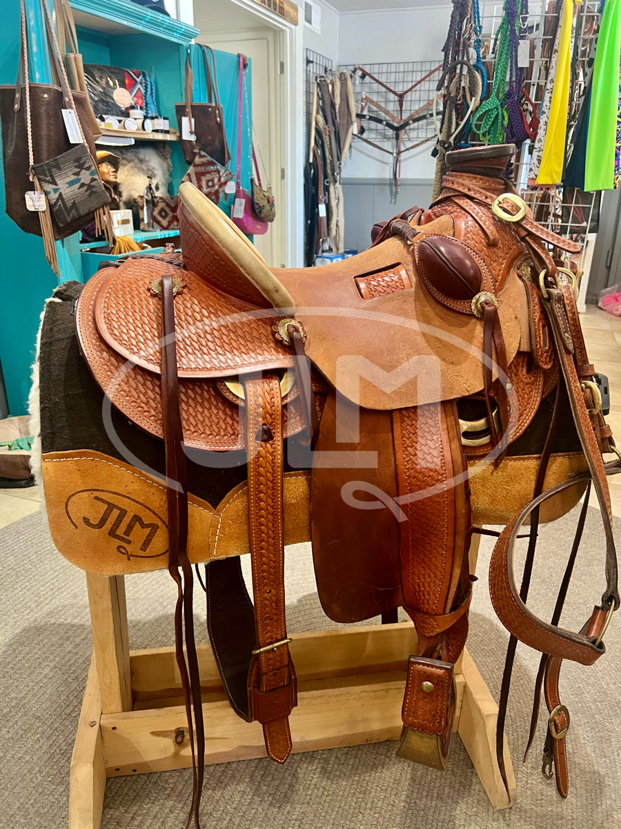 14.5" R. W. Covey Custom Wade Ranch Saddle