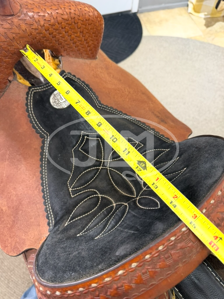 14.5" Double J Lynn McKenzie Nueva Barrel Saddle