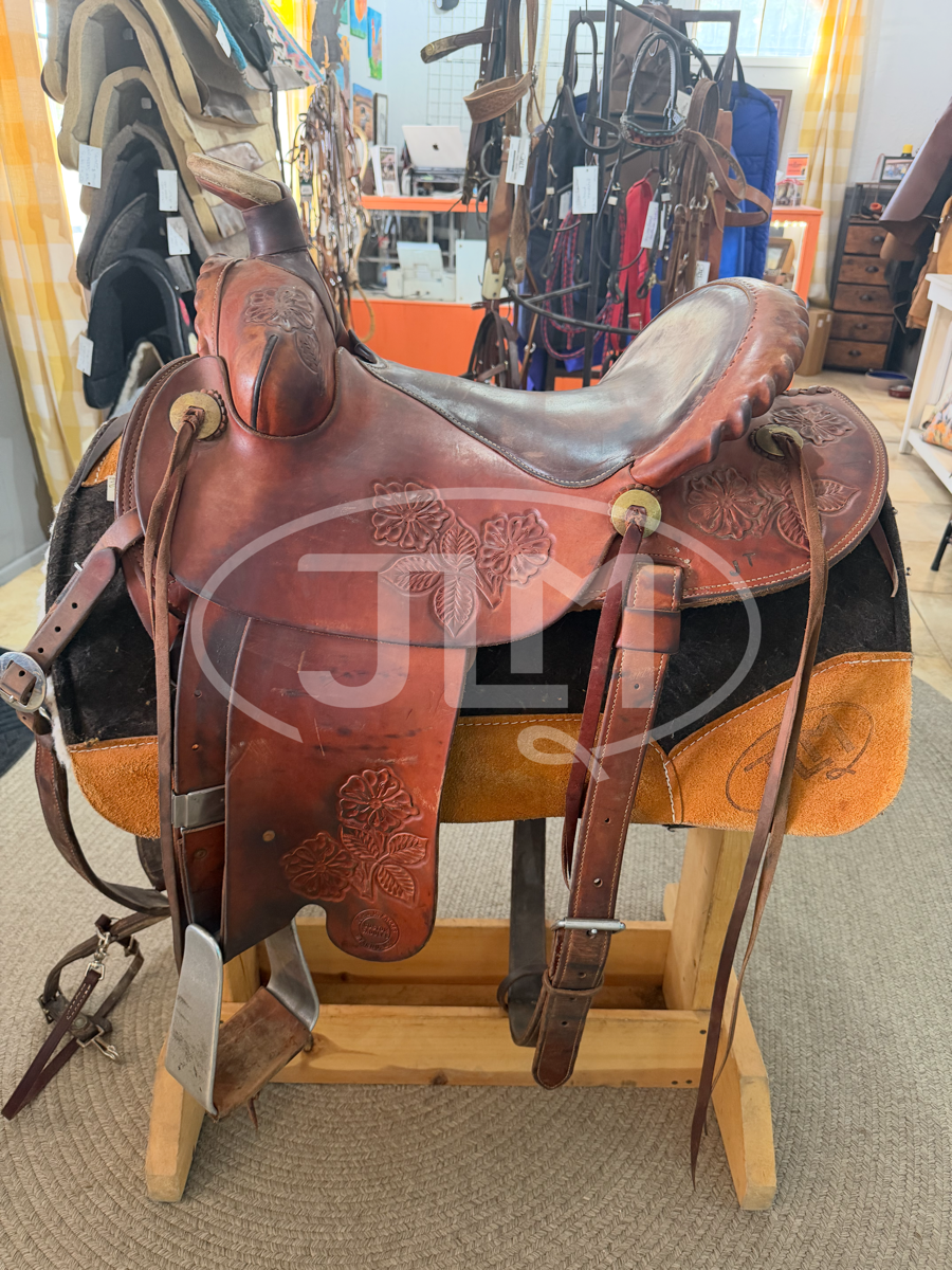 14.5" John Fallis Balanced Ride Ranch Saddle 3448